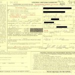 The motorist copy of a Petersburg VA speeding ticket 