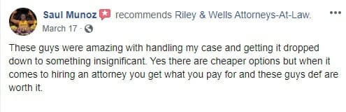 These guys were amazing with handling my case and getting it dropped down to something insignificant. Yes there are cheaper options but when it comes to hiring an attorney you get what you pay for and these guys def are worth it.